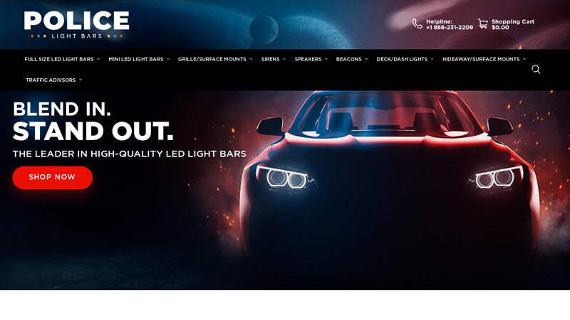 Best Selection Of LED Emergency Vehicle Lightbars | 2021 C Police light bars