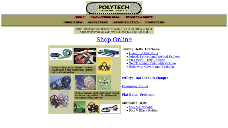 Polytech Design Inc - Timing Belts & Pulleys