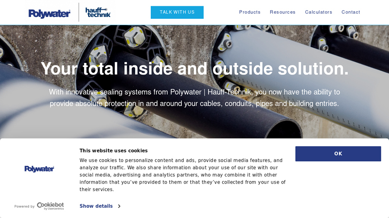 Polywater | Hauff Technik - Protection Around Conduits, Cables, & Pipes
