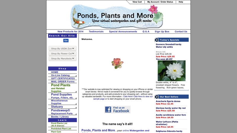 pondsplantsandmore.com