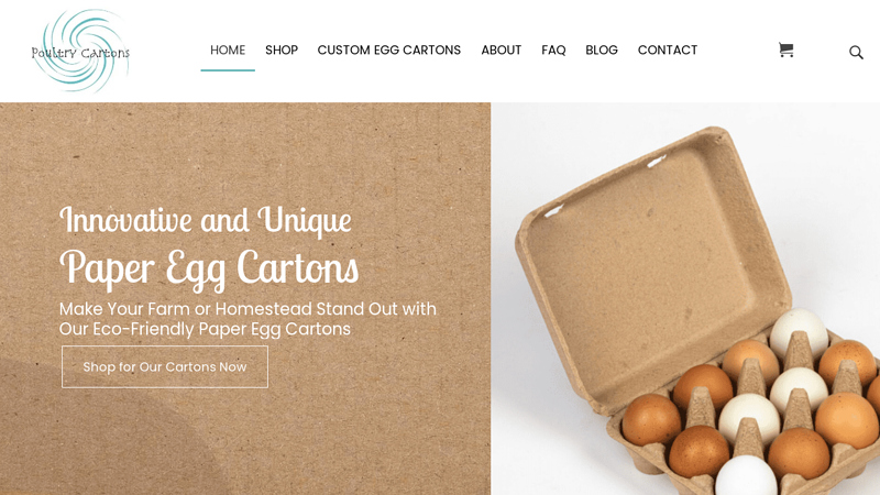 Eco-Friendly Egg Cartons Supplier | Poultry Cartons