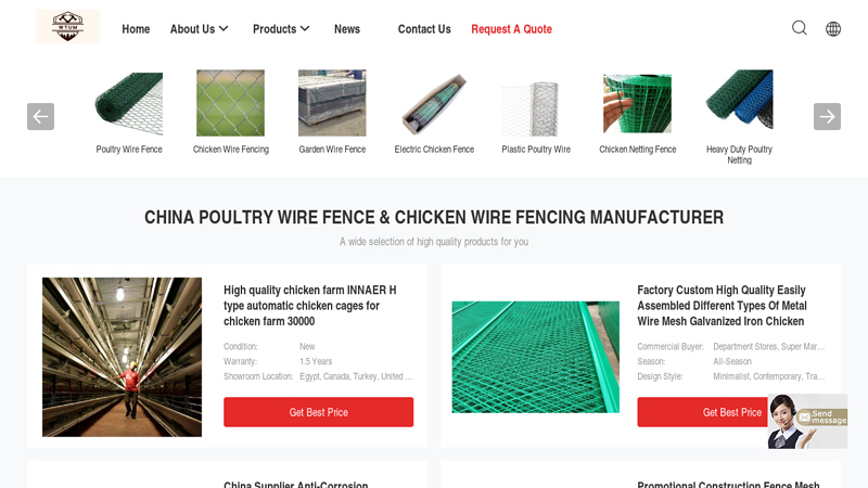Quality Poultry Wire Fence & Chicken Wire Fencing factory from China
