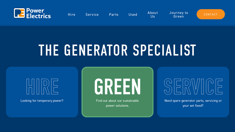 Power Electrics - Diesel Generator Hire, Service & Parts