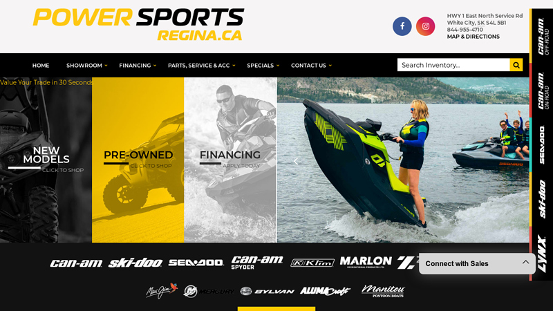 Powersports Regina - Offering New & Used Powersports Vehicles, Service, Parts and Financing in White City, SK
