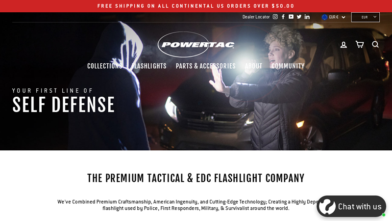 Powertac Flashlights | Purpose-built Tactical Lighting Solutions