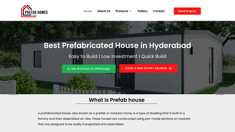 Prefabricated House in Hyderabad