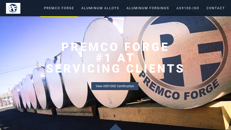 Premco Forge | Hand Forged Aluminum | Aluminum Hand Forging Company
