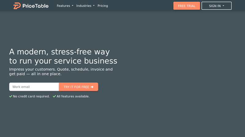 Modern Home & Commercial Service Software in 2024