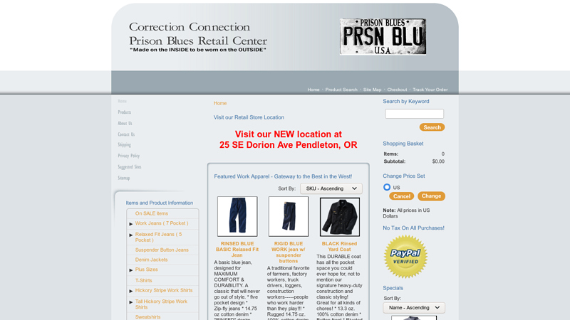 Work Jeans & Denim Apparel - Men