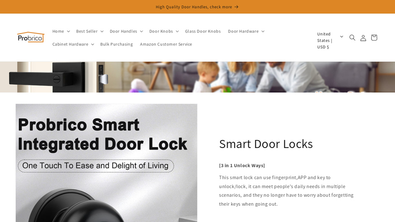 Probrico Quality Guarantee Hardware, Storage and Organization