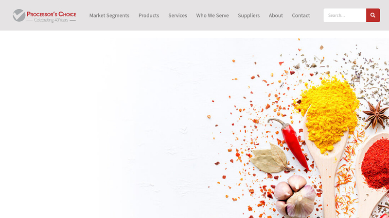 Food & Beverage Ingredient Supplier | Processor
