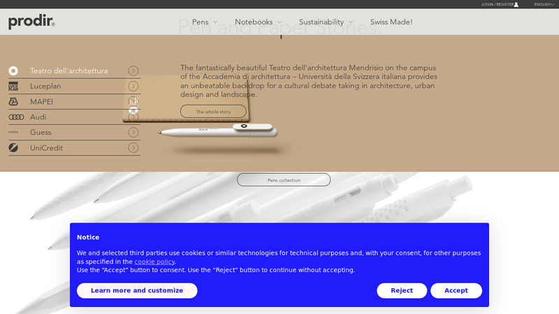 Prodir - Personalized pens with logo - Swiss made