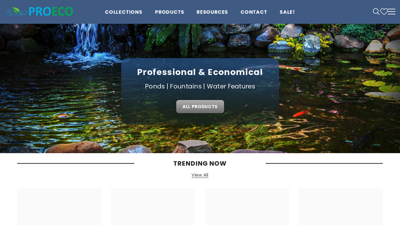 ProEco Products - Professional Water Garden Products