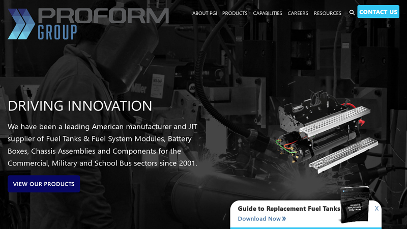Fuel Tanks and Fuel System manufacturer - Proform Group