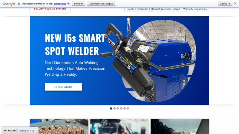 Pro Spot International Quality Welding Systems, Leading the collision repair industry in Resistance Spot Welding