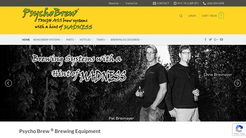 Brewing Equipment - Nano Brew Systems - Home Brewers - Commercial Brewers