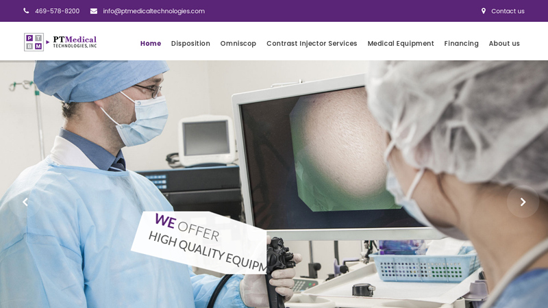 Buy, Sell & Trade Medical Equipments | PT Medical Technologies
