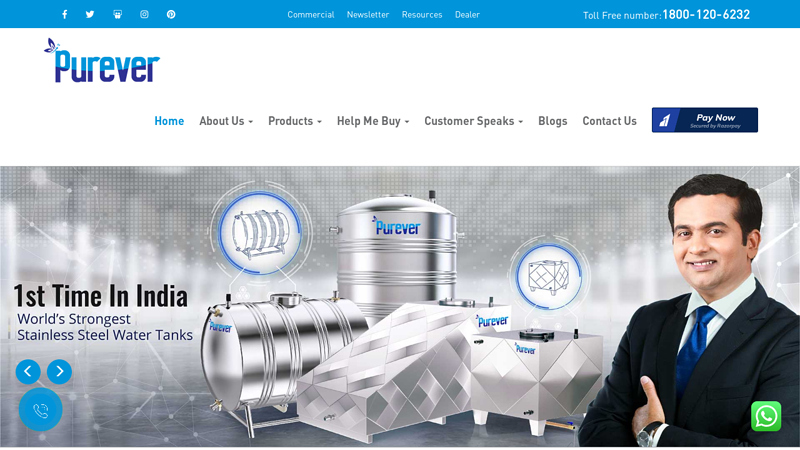 Customized Stainless Steel Water Tank Manufacturer | Insulated SS Water Tanks