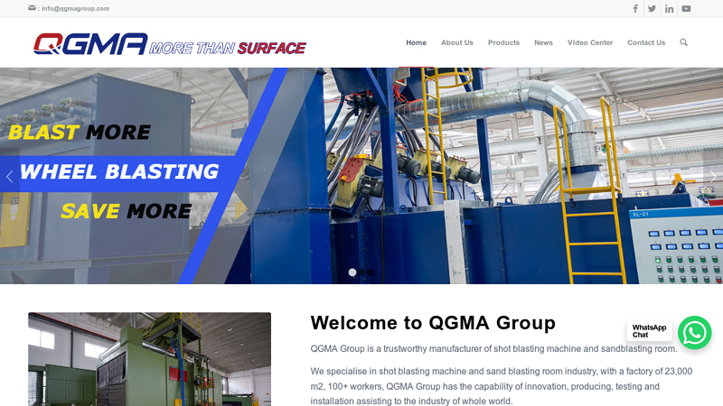 Shot Blasting Machine Manufacturer China - QGMA Group