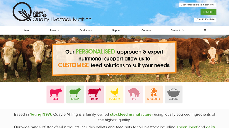 Quayle Milling Quality Livestock Nutrition - Customised Feed Solutions