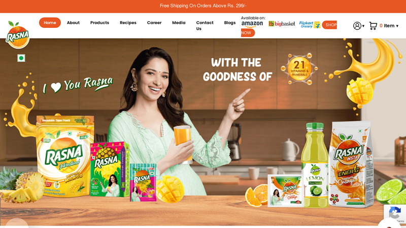 Rasna International - Indias most loved instant drink mix and wellness brand