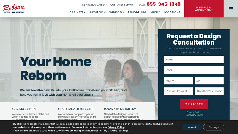 Reborn Cabinets - Cabinets, Bathrooms, Windows & More