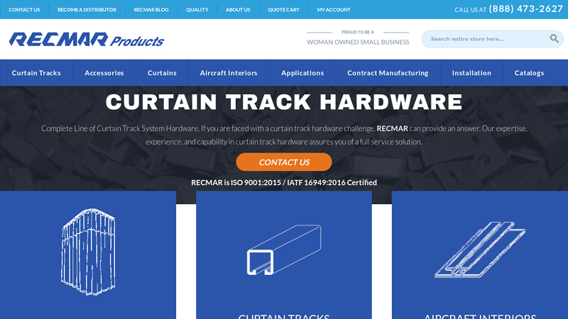 Curtain Tracks - Curtain Track & Drapery Hardware Systems | Recmar Products