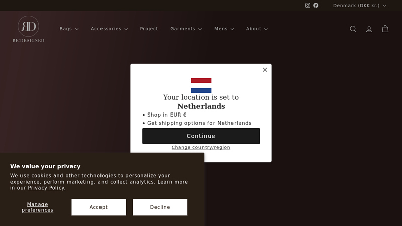 RE:DESIGNED Official Webshop of High Quality Leather Bags
