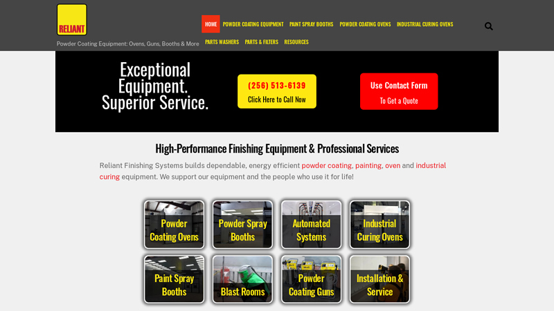 Powder Coating Systems & Industrial Painting Equipment | Spray Booths, Curing Ovens, Powder Guns