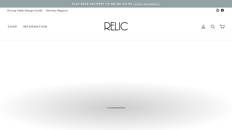 Relic - Custom Wooden Dining Tables C Relic Tables