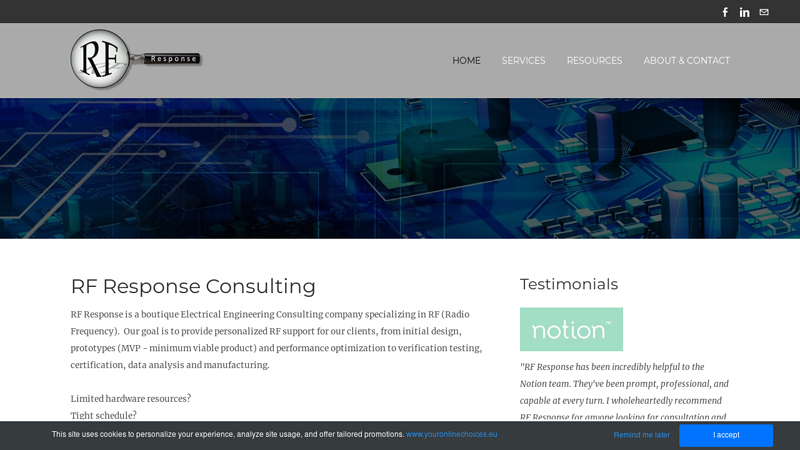 RF Consulting | RF Response