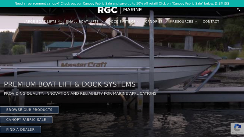 Premium Boat Lifts & Marine Dock Systems | RGC Marine
