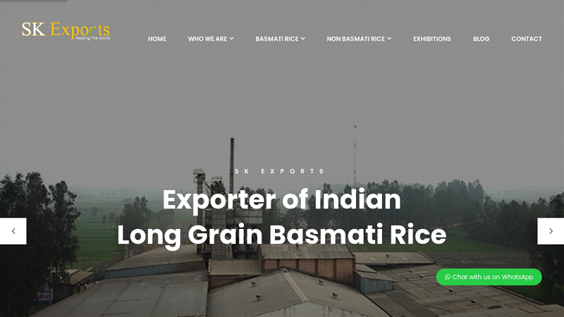 SK Exports: Basmati Rice Exporters & Manufacturer in India