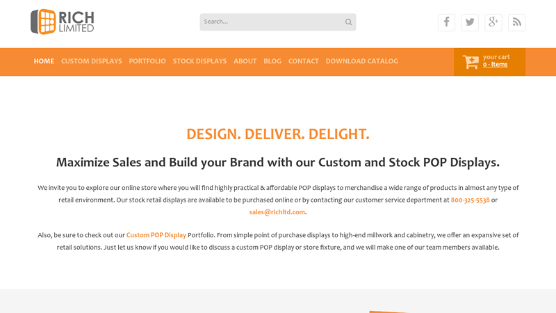 Custom POP Displays and Modern Retail Store Fixtures from RichLTD