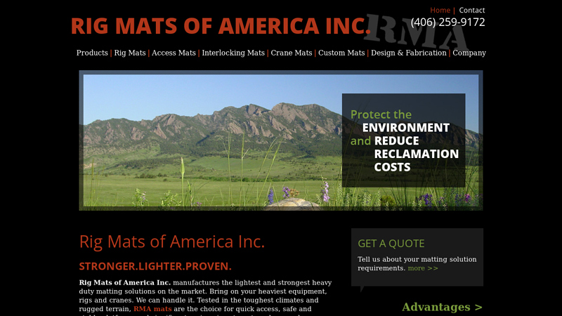Rig Mats of America | oil field portable roads | RMA | contentment mats | Rig Mats of America Inc.