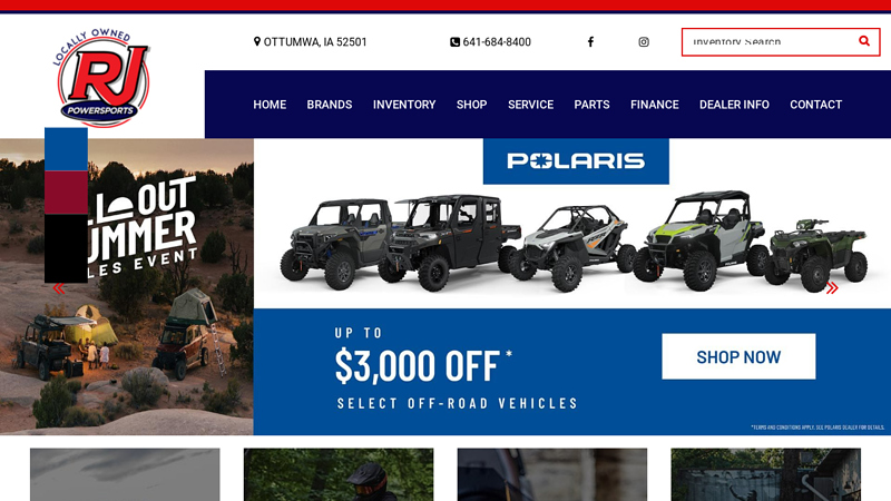 RJ Performance - Ottumwa, Iowa | Motorcycles, ATVs, UTVs & Power Equipment