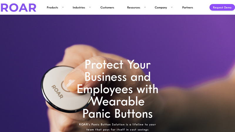 Wearable Panic Button System for Business | ROAR