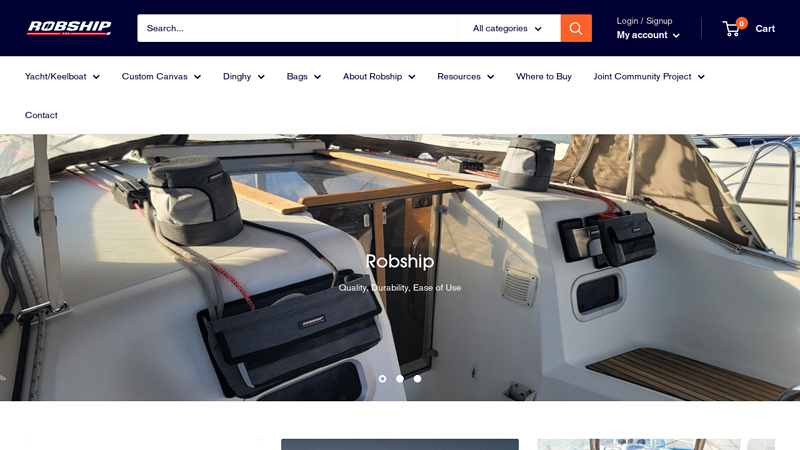 ROBSHIP - Premium Marine Sheet Organisers, Covers & Boat Accessories C Robship