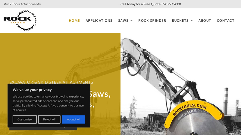 Demolition & Excavator Attachments | Rock Tools Attachments