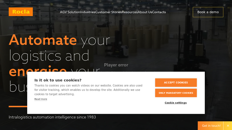 Rocla AGV: Intralogistics Solutions from the Industry Pioneer