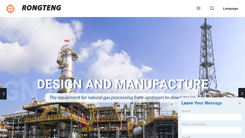 Natural Gas Processing Facility, Generator Gas Natural - Rongteng | Sichuan Rongteng Automation Equipment Co., Ltd.