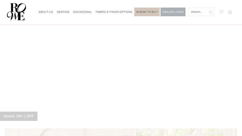 Custom Upholstery Furniture | Stain Resistant Furniture | Rowe Furniture