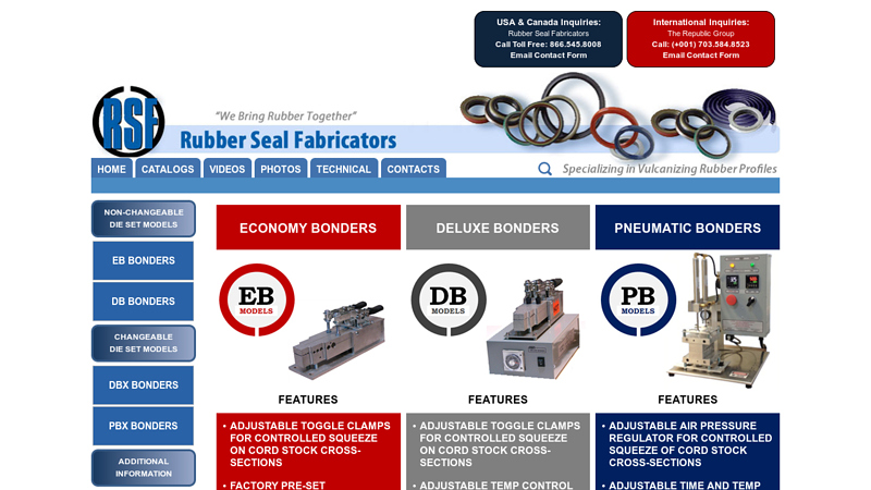 Rubber to Rubber Bonding-Gaskets-O-Rings-Mobile Bonder-Extrusions-Gaskets-Tubing-Vulcanizing | Rubber Seal Fabricators