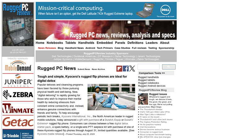 Rugged PC Review - your source for rugged computing reviews and specs