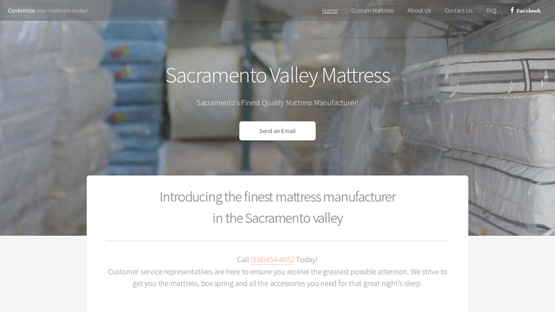 Sacramento Valley Mattress - Home