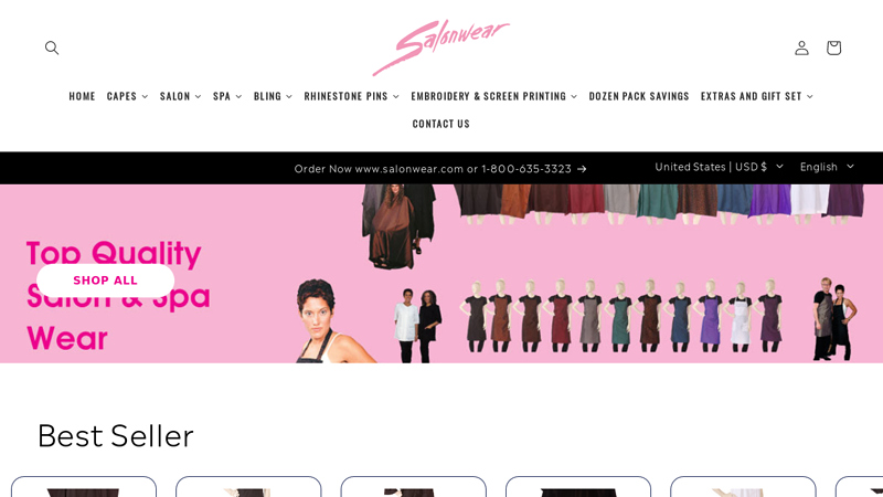 Salonwear - Professional Salon Apparel and Accessories