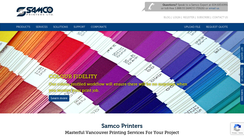 Printing Services Vancouver | Your Printer Shop | Samcoprinters