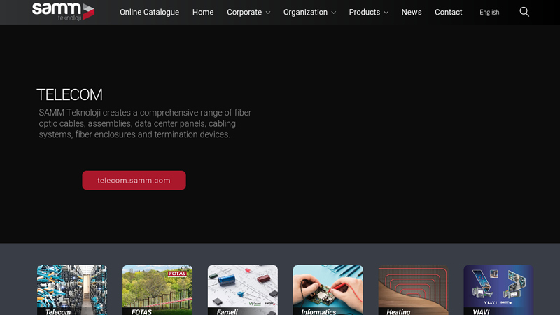 SAMM Teknoloji | Fiber Optic Cable Manufacturer and Data Center Solutions Producer