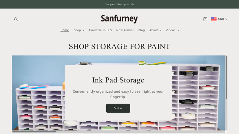 Paint Racks,Ink Pad Racks, Magnetic Car Garage Windows Pane C Sanfurney