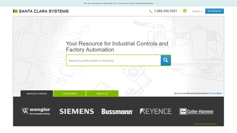 Industrial Controls Distributor - Santa Clara Systems